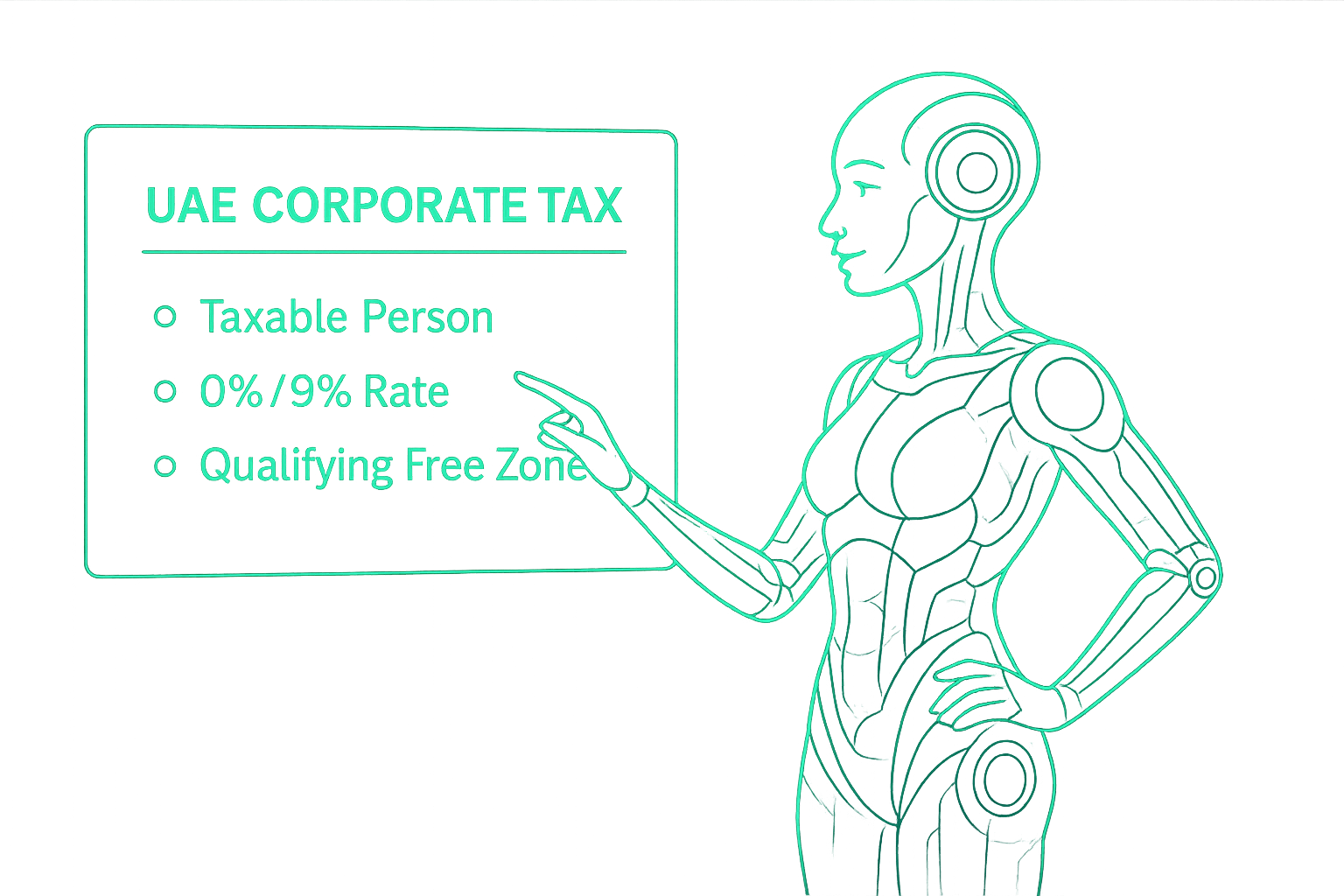 AI robot and tax professional discussing a case